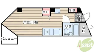 ミスティエイト【3階】の間取り