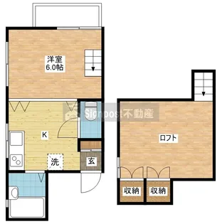 シャル夢セブン【2階】の間取り