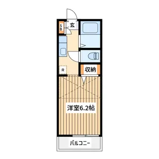 イーストフォレスト【2階】の間取り