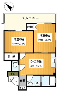 ツインウッドI【5階】の間取り