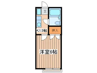 ベルメゾン【1階】の間取り