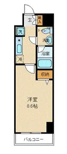ミェーレ船橋【8階】の間取り