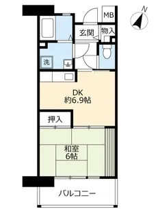 UR香里ヶ丘けやき東街【3階】の間取り