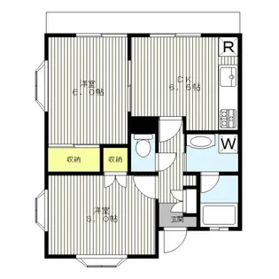 新横浜ガーデンヒル【2階】の間取り