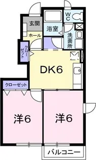 パルテール・アン【1階】の間取り