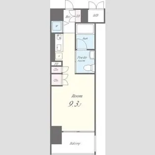 セイワパレス 京橋コルティーレ【4階】の間取り