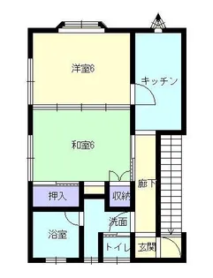 アパートメント武田【3階】の間取り