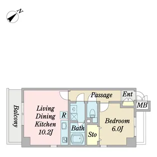 CASETA ~カゼッタ~【2階】の間取り
