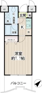 エクセル東神奈川【7階】の間取り