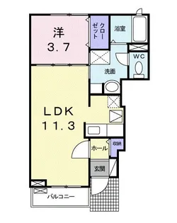 グランデ ニケ II【1階】の間取り