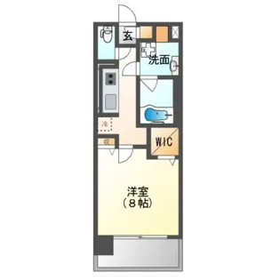 プレミアムコート大須【13階】の間取り