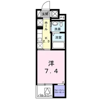 カーサ・ディーオII【3階】の間取り