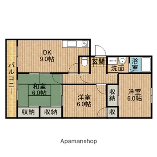 コーポ仲田【2階】の間取り