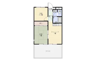 第一河之辺マンション【1階】の間取り