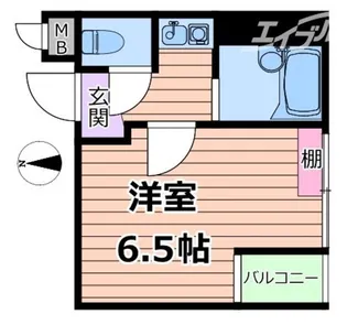 ジョリーフローラ【6階】の間取り