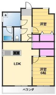 グリーンガーデン羽衣【1階】の間取り