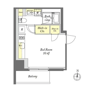 プライムメゾン亀戸【4階】の間取り
