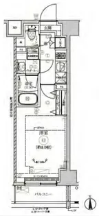 RELUXIA TOKYO NORTH GATE【3階】の間取り