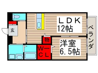 ベルウッド【1階】の間取り
