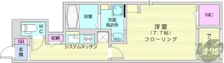 スクエアIS 5【1階】の間取り