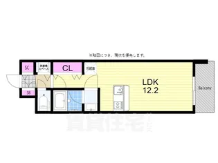 スプランディッド大阪ベイサイドDUE【6階】の間取り