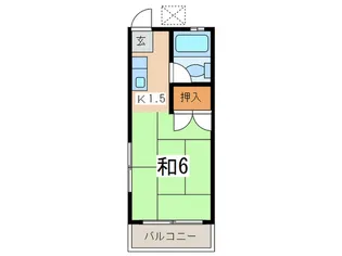 菅野ハイツ【2階】の間取り