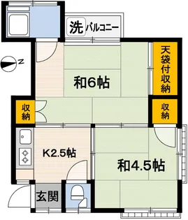 なるみ荘【2階】の間取り