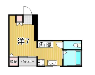 福住ビル【4階】の間取り