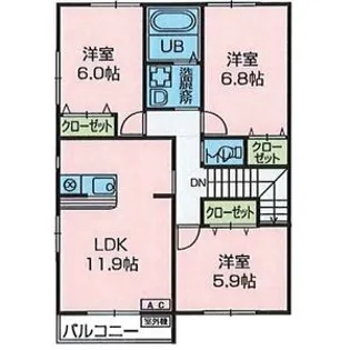 S.S.T【2階】の間取り