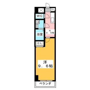 カメリアワーフ【3階】の間取り