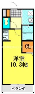 ラッキーベル鈴幸A【2階】の間取り