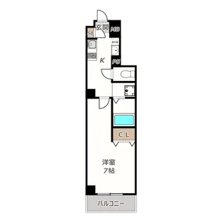 B-RISE駒川(旧ルミエール駒川)【5階】の間取り