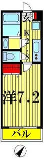 プレジール亀戸【1階】の間取り
