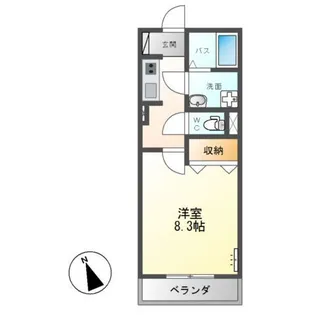 フルール(Fleur)【1階】の間取り
