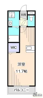 ヒューゲル キーファ【1階】の間取り