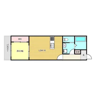 ソリティア西宮【2階】の間取り