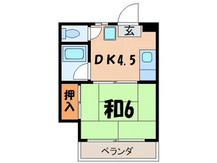 コ-ポ峰【2階】の間取り