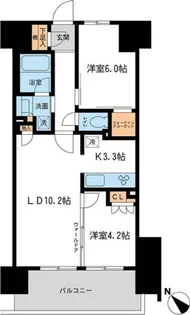 BLESS宮崎台【2階】の間取り