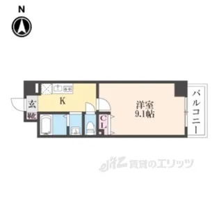 BLOOMLIFETSUKAGUCHI【2階】の間取り