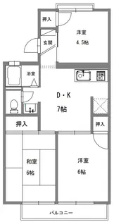ガーデン・スマ【2階】の間取り