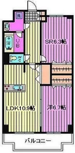 アンシャンテ大宮【1階】の間取り