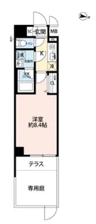 プレール・ドゥーク本所吾妻橋III【1階】の間取り