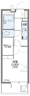 レオパレスESPOIR東伊場【4階】の間取り