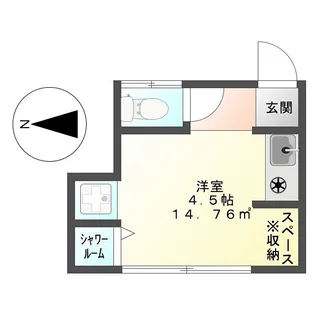 恵明荘【2階】の間取り