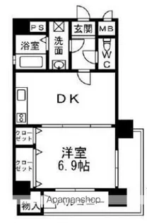 ステイツ博多駅II【2階】の間取り