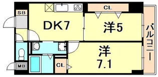 パイン ガーデン イケダ【3階】の間取り