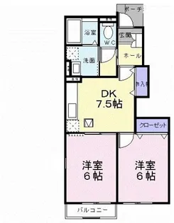 グランフィオーレ【1階】の間取り