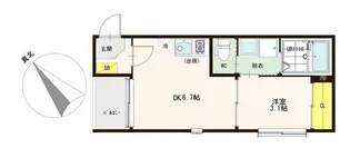 ortensia【2階】の間取り