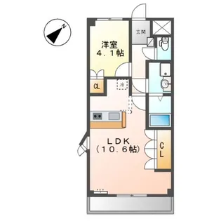 グランドステージ雅【3階】の間取り