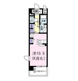 EXE VILLA WEST【3階】の間取り